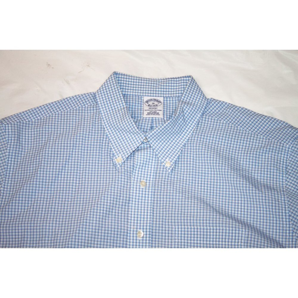 Brooks Brothers 1818 Regent Mens Short Sleeve Butt - Picture 2 of 5